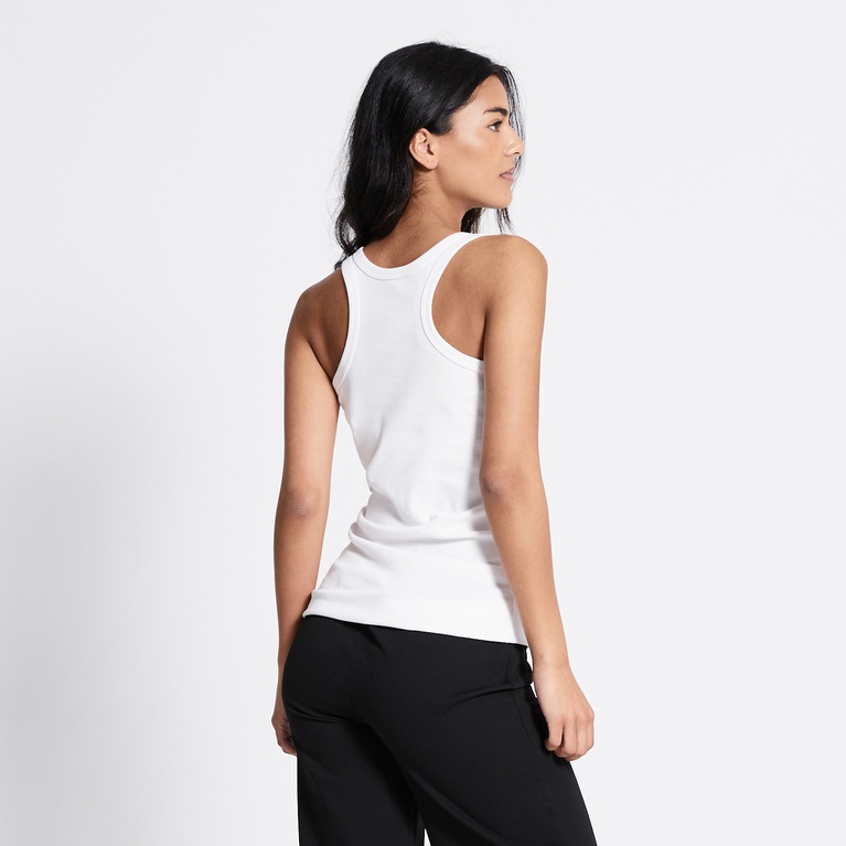 Basic ribbed tank top "Johanna"